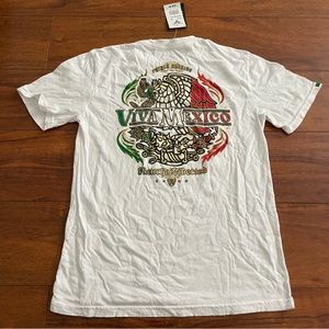 NWT FREEDOM RANCH PATRIA QUERIDA WHITE T-SHIRT SZ LARGE L